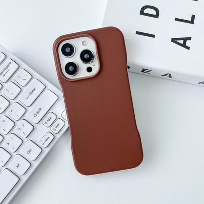 Apple Iphone 15 Plus Leather Border Less Mag safe Compatible Stlylish Mobile Back cover