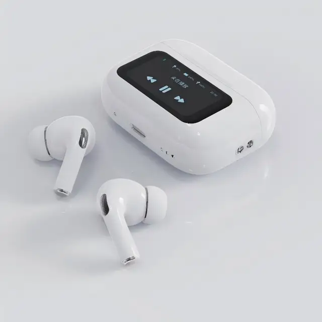 Air Earbuds smart wireless ANC/ENC with Touch Display Smart Features