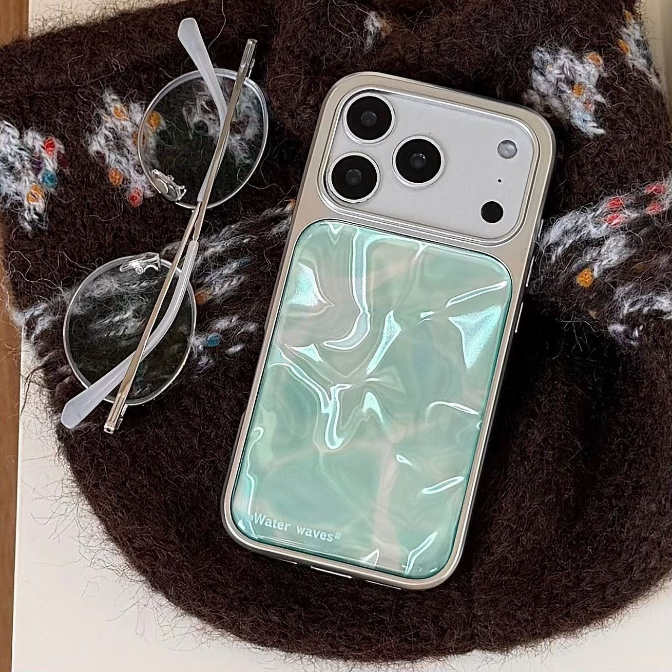 Apple Iphone Korean High-End Water Ripple Electroplating Case (Exclusive)