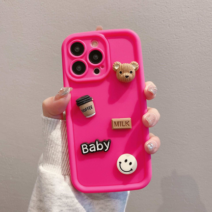 Apple Iphone 15 pro Teddy Mobile Back Cover