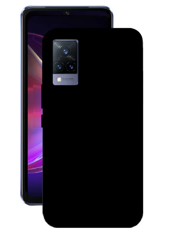 Vivo V21 Back Cover (Silicone + Cloth) Soft