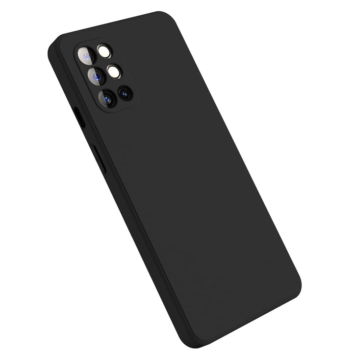 One Plus 8T Back Cover (Silicone + Inner Side Cloth) soft