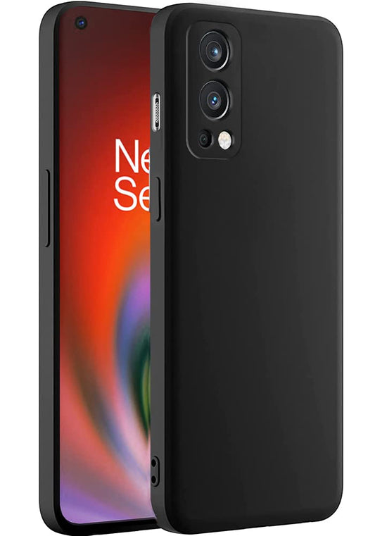 One Plus Nord 2 / Realme 9 Pro Back Cover (Silicone + Inner Side Cloth)
