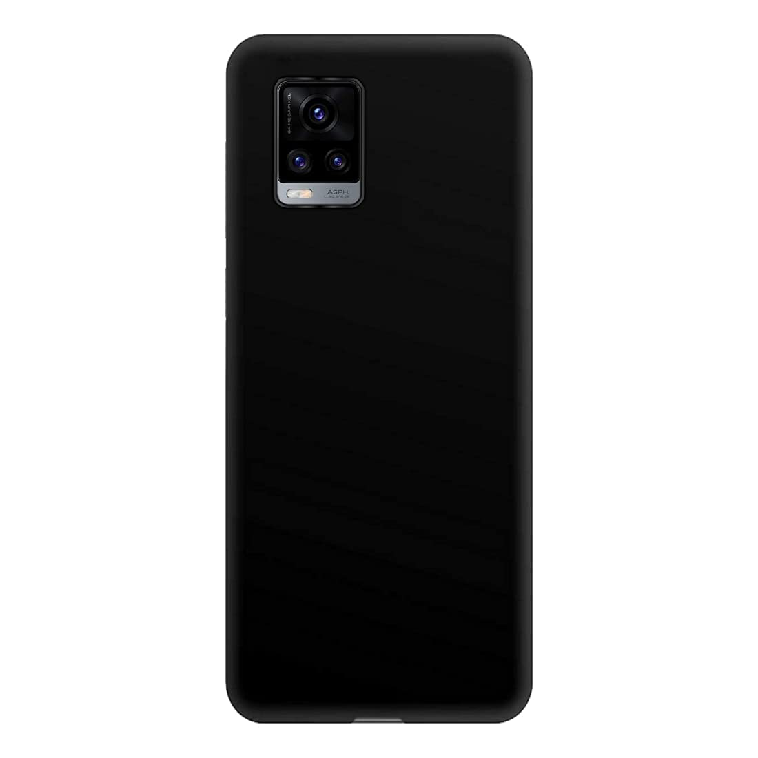 Vivo V21 Back Cover (Silicone + Cloth) Soft