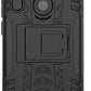 Mi Redmi Note 8 Shockproof Hybrid Kickstand Back Cover Defender Cover  - Black