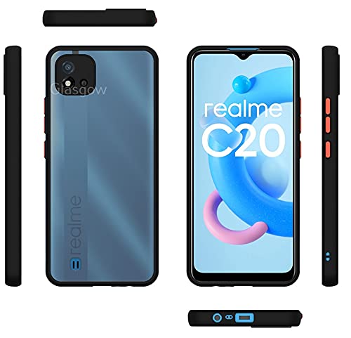 Realme C20 mobile Back Cover (Smoky)