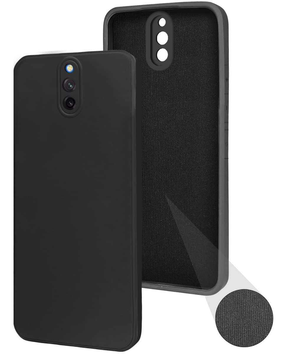 Mi Redmi 8A Dual Back Cover (Silicone + Inner Side Cloth) Soft