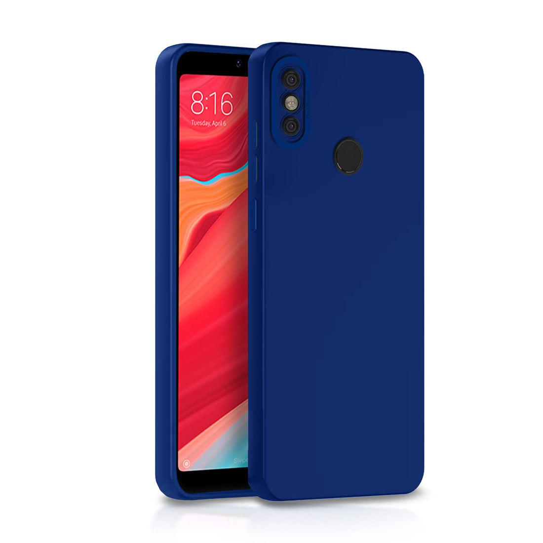 Mi Y2-S2 Back Cover (Silicone + Inner Side Cloth) soft