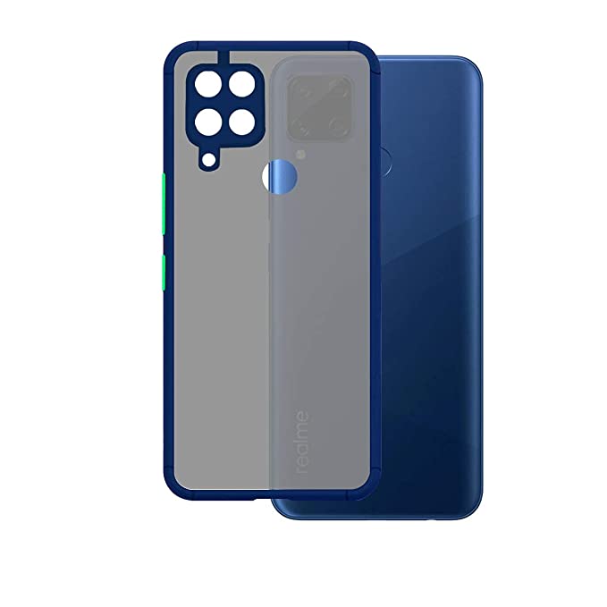 Realme C15 Mobile Back Cover (Smoky)