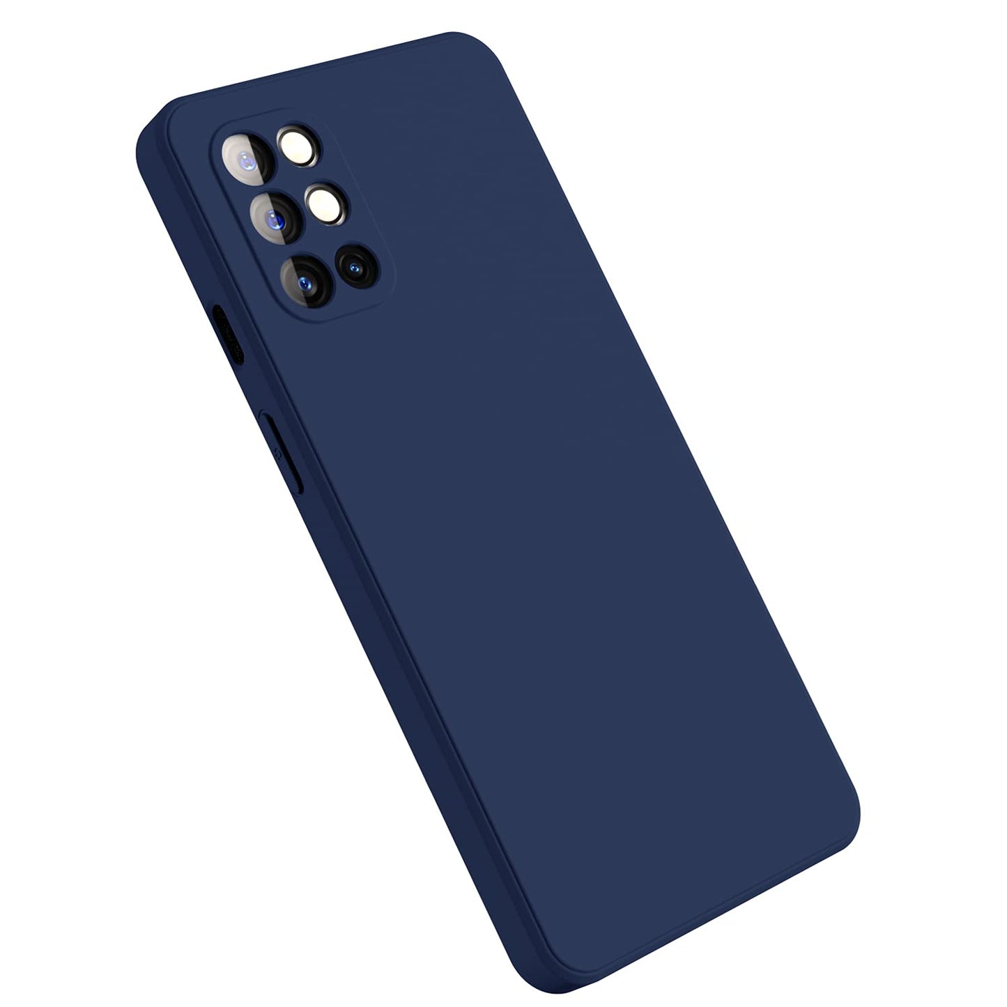 One Plus 8T/One Plus 9R Back Cover (Silicone + Inner Side Cloth)