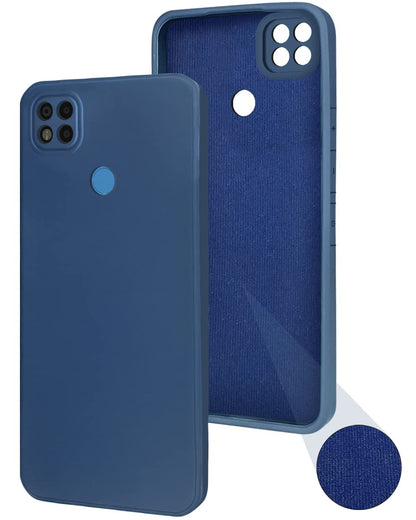Mi Poco C3 Back Cover (Silicone + Inner Side Cloth) Soft