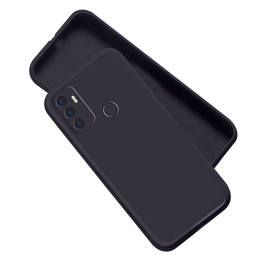 Oppo A53 (2020) Back Cover (Silicone + Inner Side Cloth)