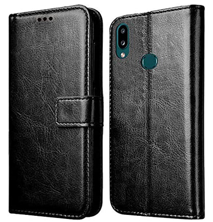 Samsung Galaxy A10s Leather Flip Cover