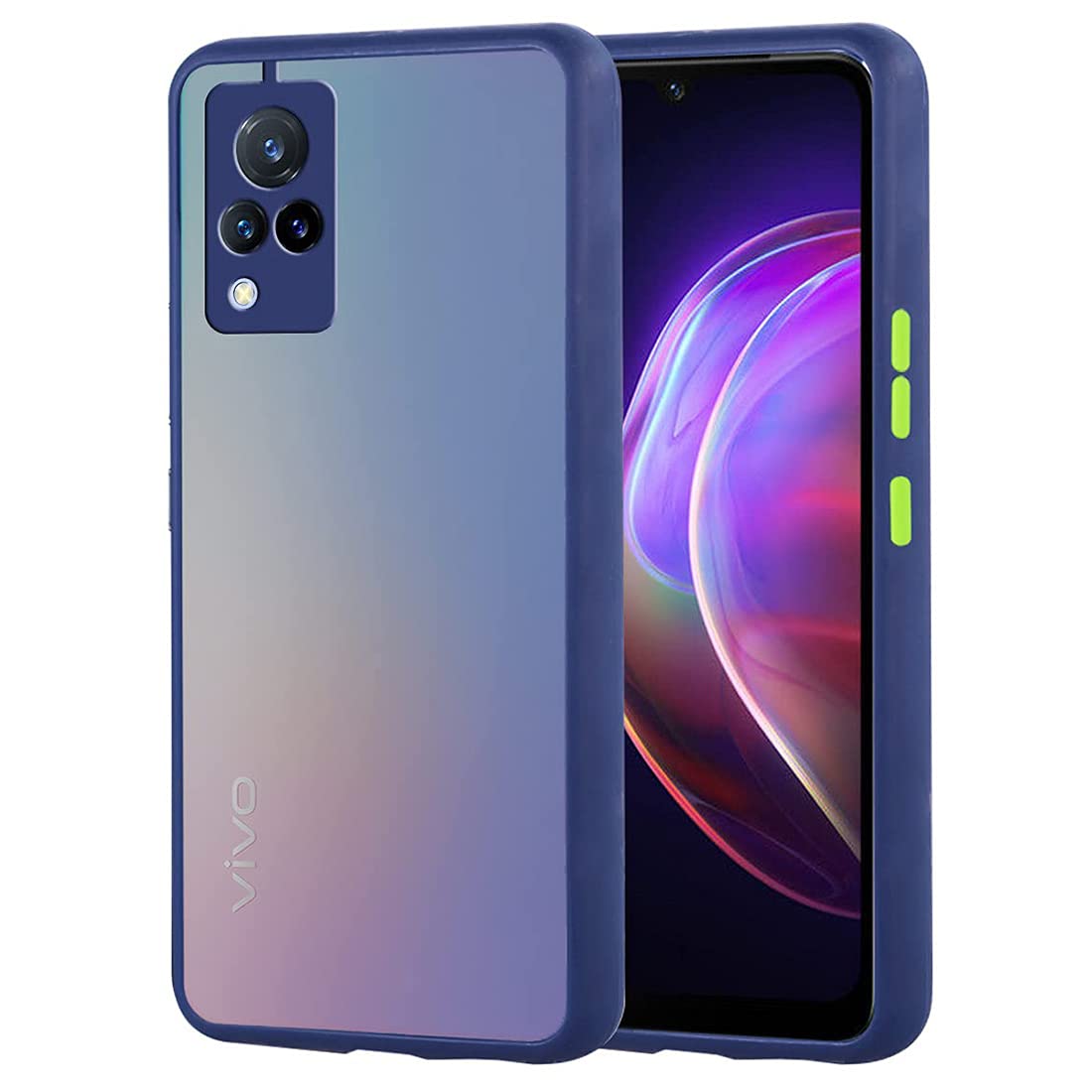 Vivo V21 5G mobile Back Cover (Smoky)