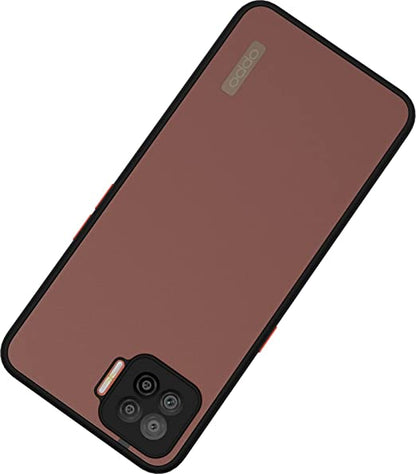 Oppo F17 mobile Back Cover (Smoky)