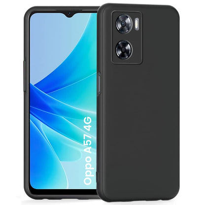 Oppo A57 4G (2022) Back Cover (Silicone + Inner Side Cloth)