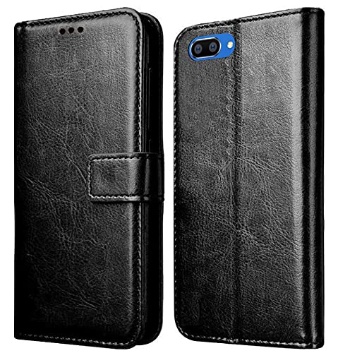 Oppo A3s Leather Flip Cover