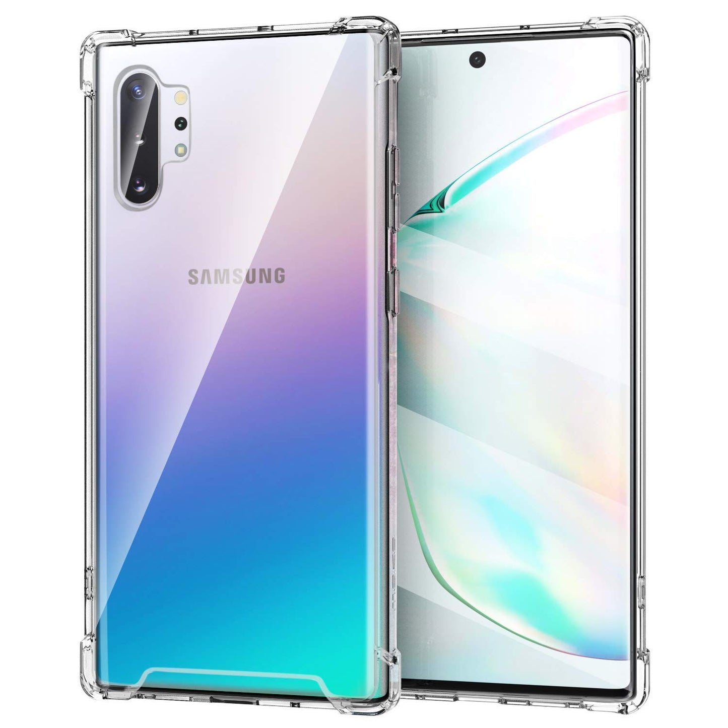 Samsung Galaxy Note 10 Plus Transparent back Cover Anti-Yellowing (Acrylic)