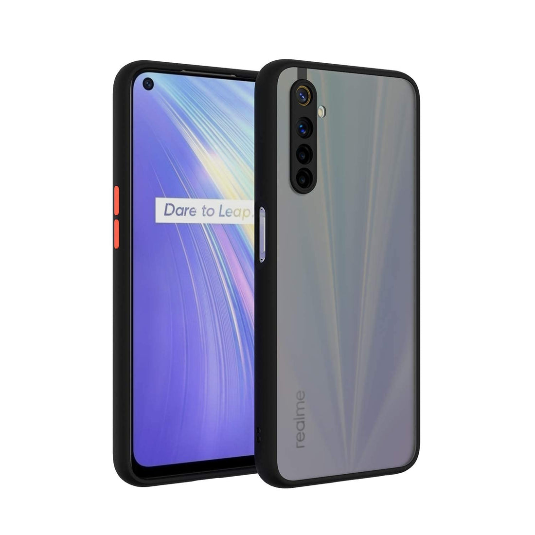 Realme 6 Mobile Back Cover (Smoky)