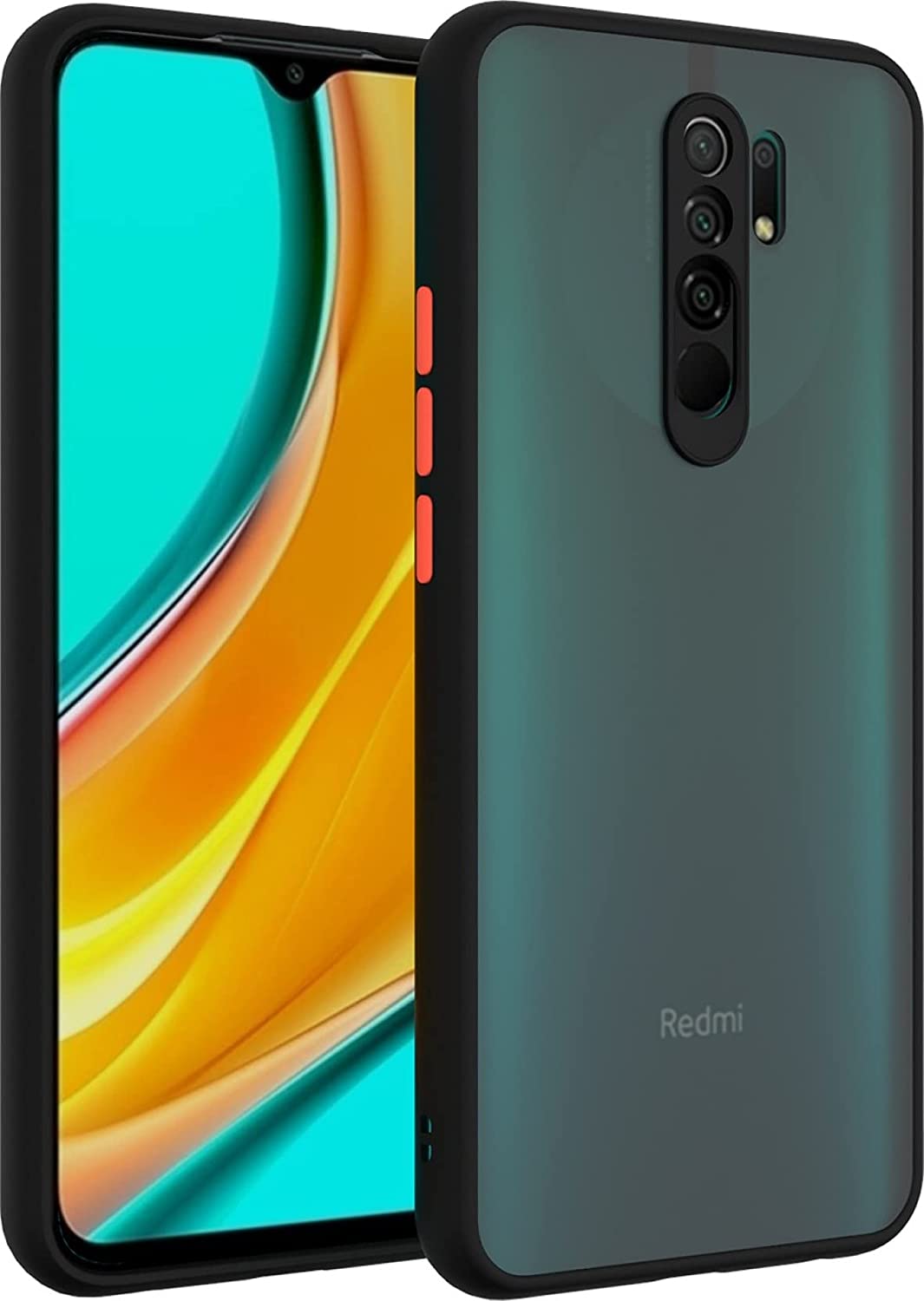 Redmi 9 Prime mobile Back Cover (Smoky)