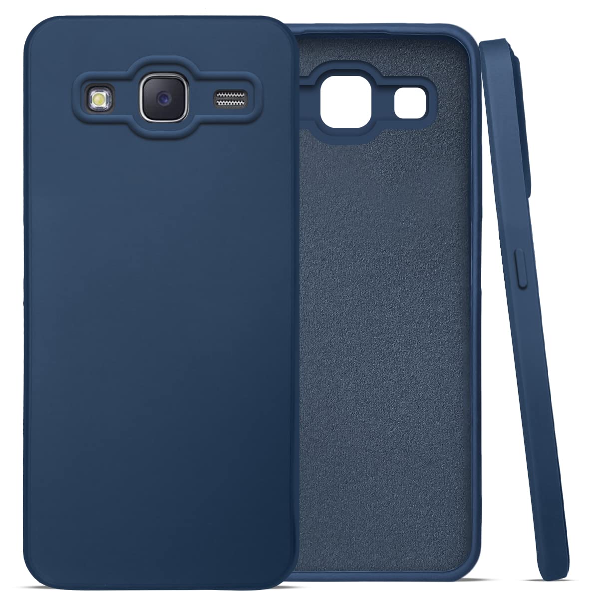 Samsung Galaxy J7 Silicone + Cloth inner side Back cover