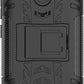 Realme C11 / C15 Shockproof Hybrid Kickstand Back Cover Defender Cover  - Black