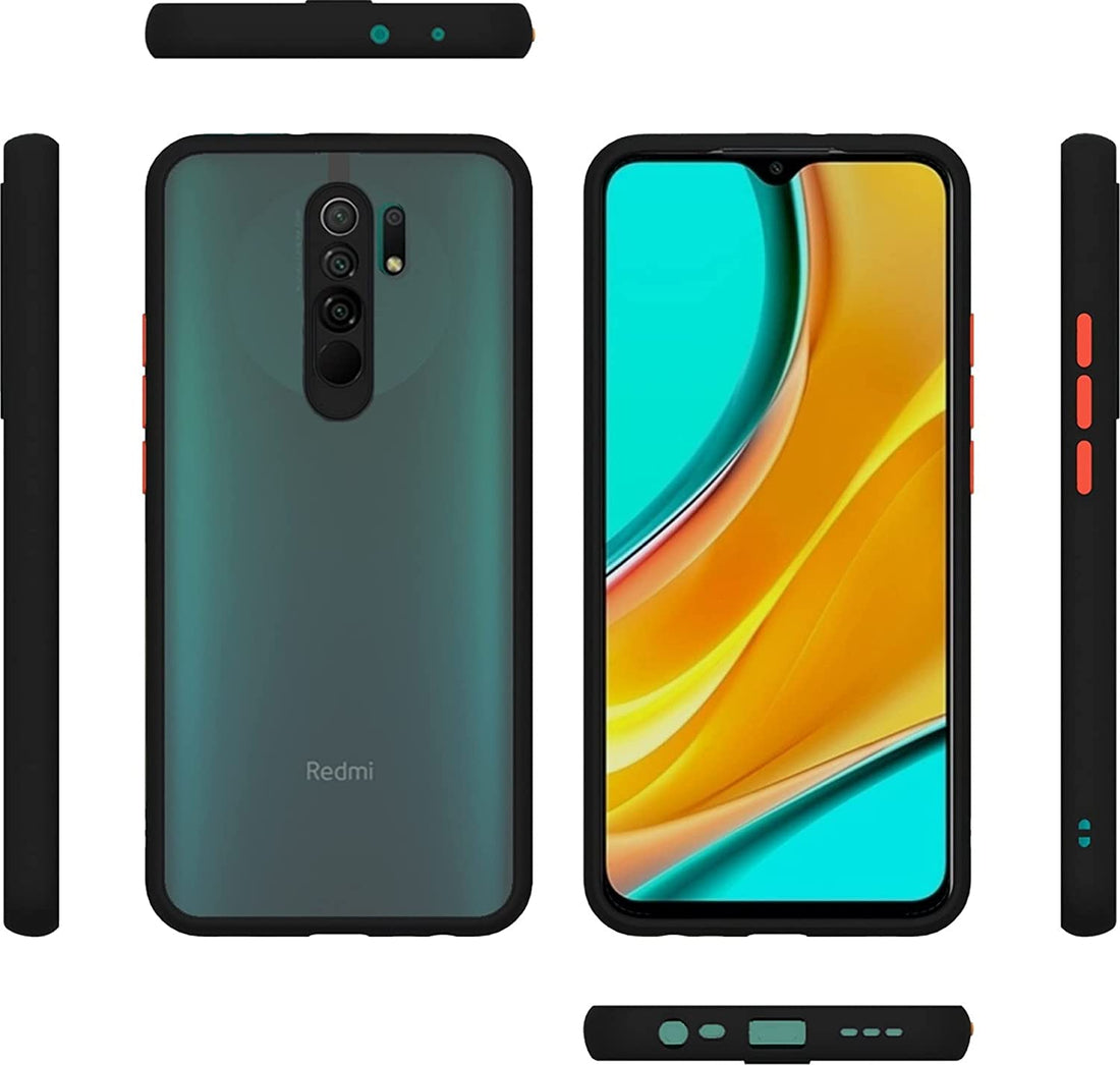 Redmi 9 Prime mobile Back Cover (Smoky)