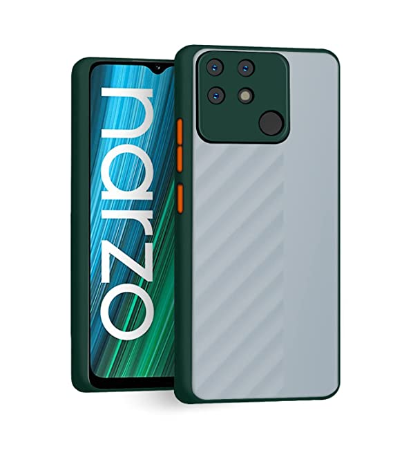 Realme Narzo 50a Mobile Back Cover (Smoky)