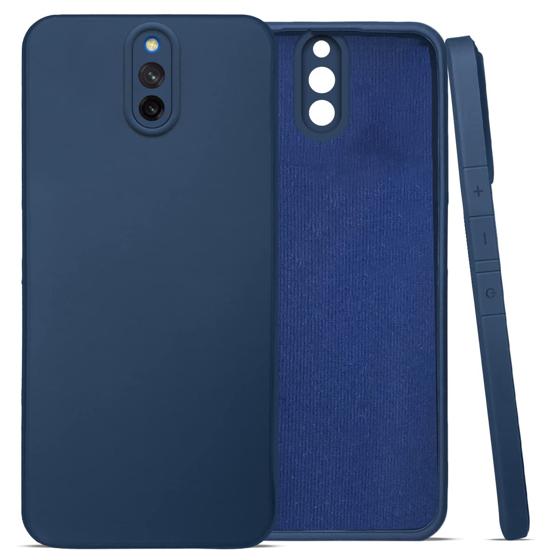 Mi Redmi 8A Dual Back Cover (Silicone + Inner Side Cloth) Soft