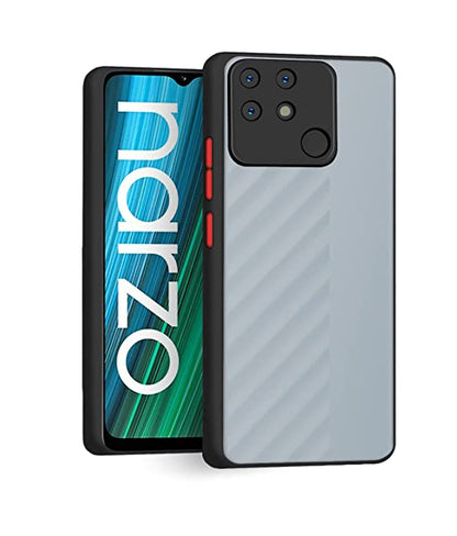 Realme Narzo 50a Back Cover (Smoky)