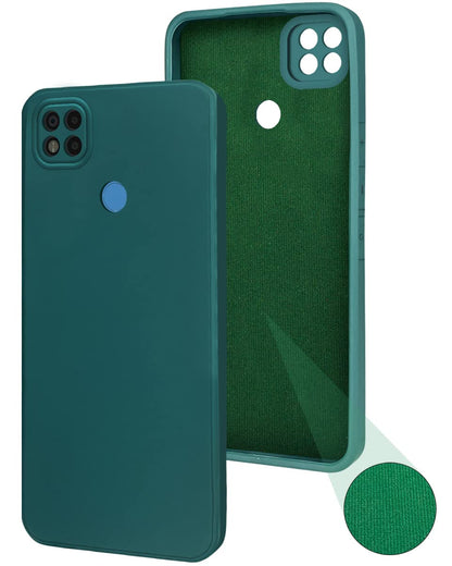 Mi Poco C3 Back Cover (Silicone + Inner Side Cloth) Soft