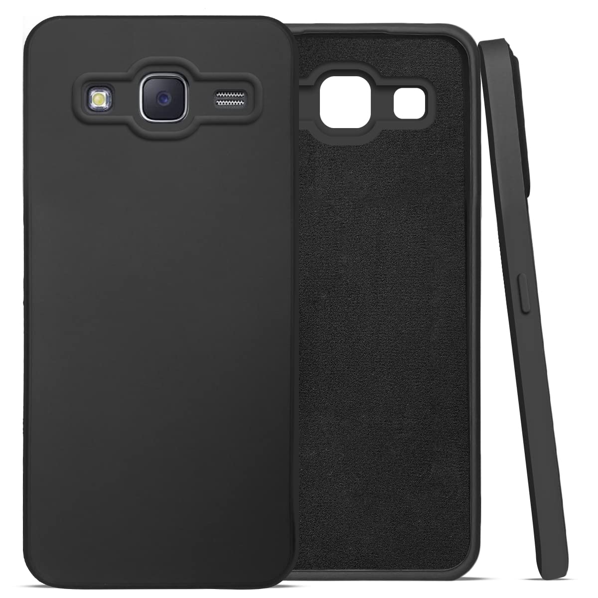Samsung Galaxy J7 Silicone + Cloth inner side Back cover