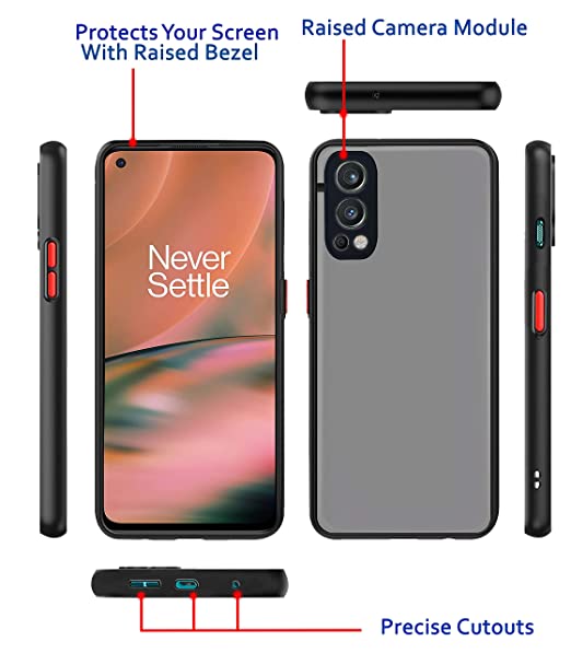 OnePlus Nord 2 mobile Back Cover (Smoky)