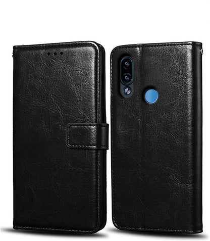 Mi Redmi Note 6 Pro Leather Flip Cover
