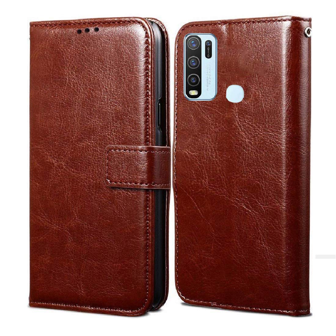 Vivo Y50 Cover Leather Flip