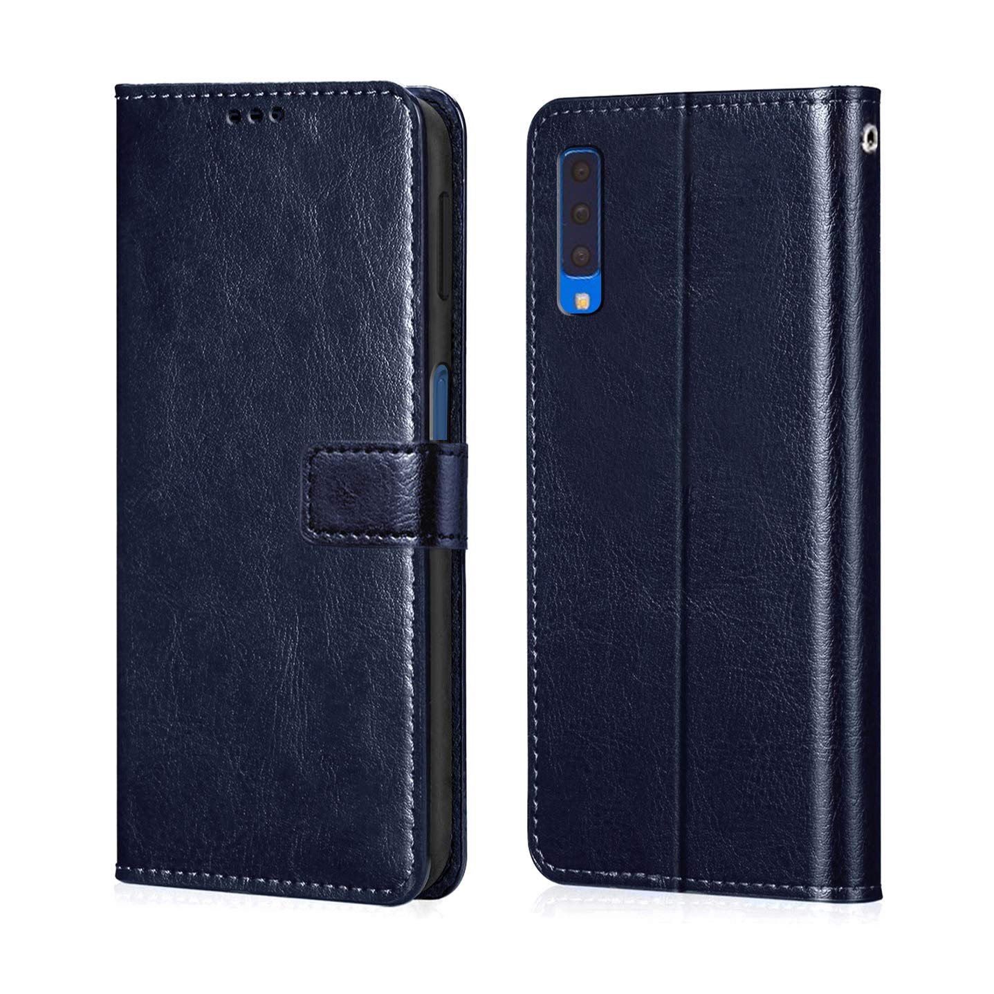 Samsung Galaxy A7 2018 Leather Flip Cover