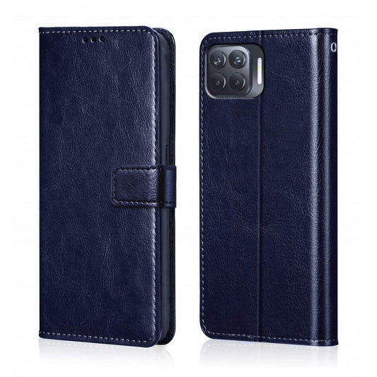 Oppo F17 Leather Flip Cover