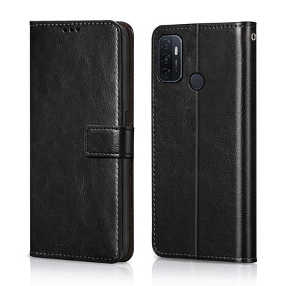 Oppo A53 Leather Flip Cover