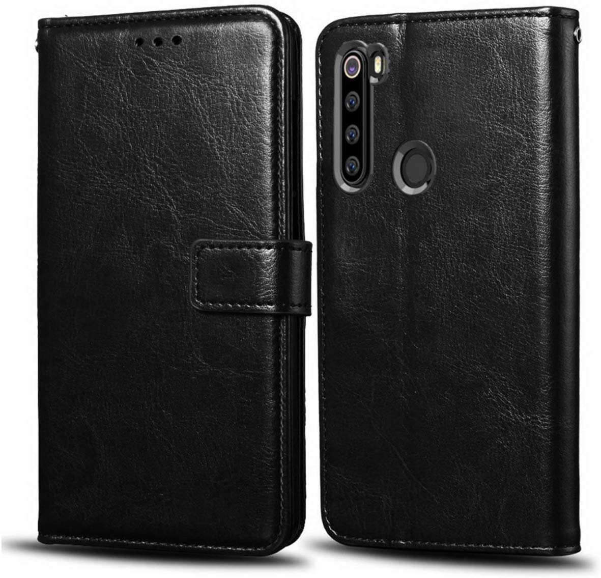 Mi Redmi Note 8 Leather Flip Cover