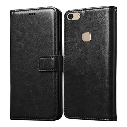 Vivo V7 Leather Flip Cover