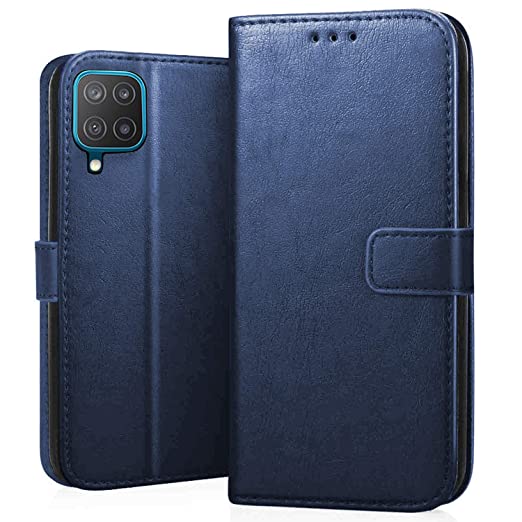 Samsung Galaxy M12/A12/F12 Leather Flip Cover