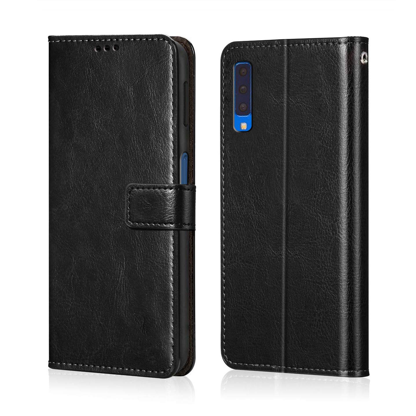 Samsung Galaxy A7 2018 Leather Flip Cover