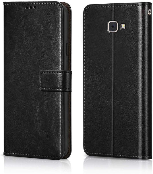 Samsung Galaxy J7 Prime Leather Flip Cover