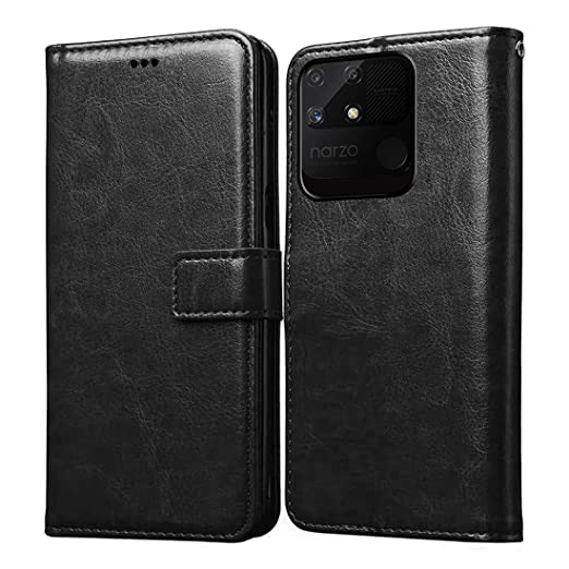 Realme Narzo 50A  Cover Leather Flip