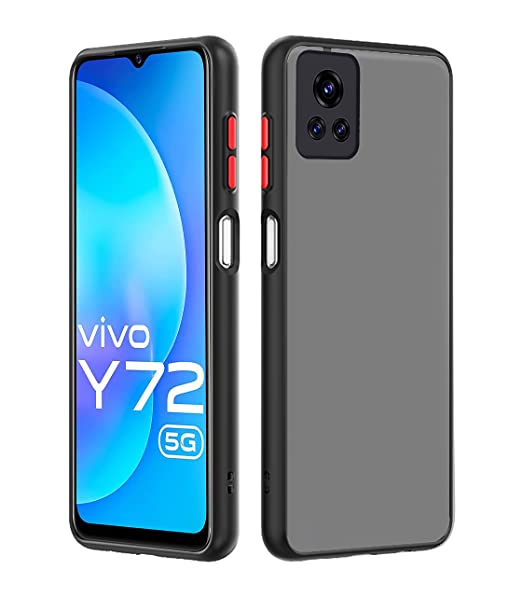 Vivo Y72 5G  Back Cover (Smoky)