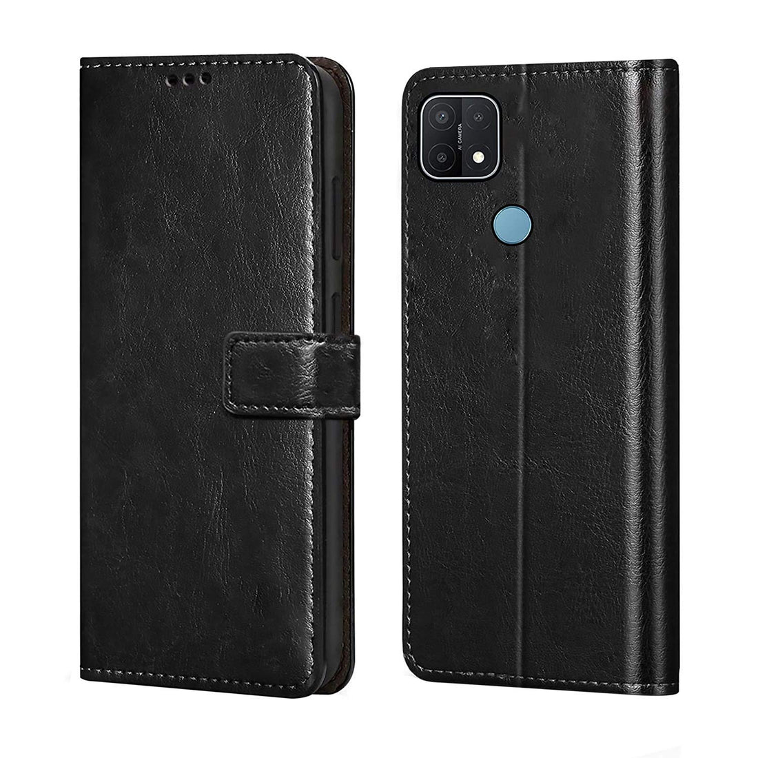 Oppo A15  Cover Leather Flip