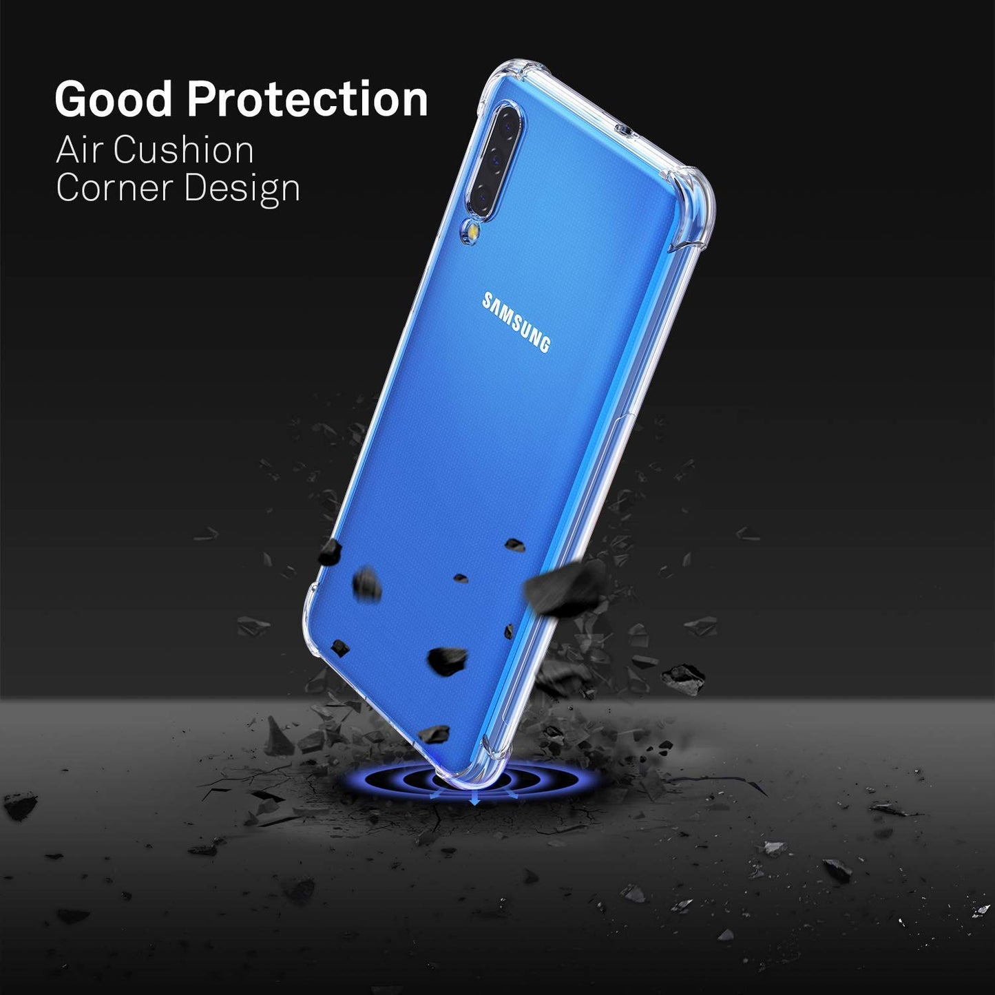 Samsung A50 Back Cover (Acrylic)