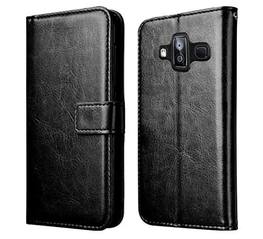 Samsung Galaxy J7 Duo Leather Flip Cover