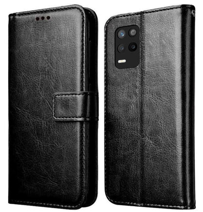 Realme 9 5G Leather Flip Cover