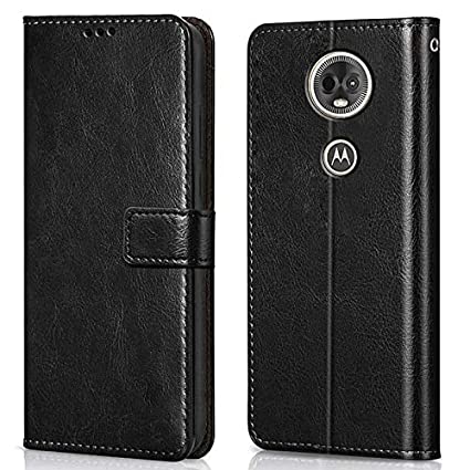 Motorola Moto E5 Plus  Mobile Leather Flip Cover